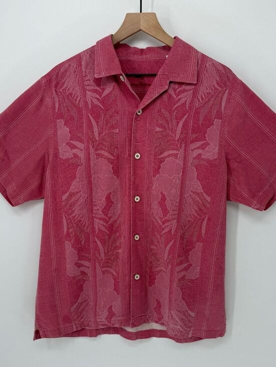 Tommy Bahama Other - Tommy Bahama 100% Silk Hawaiian Camp Shirt | Men's Large | Pre-Loved